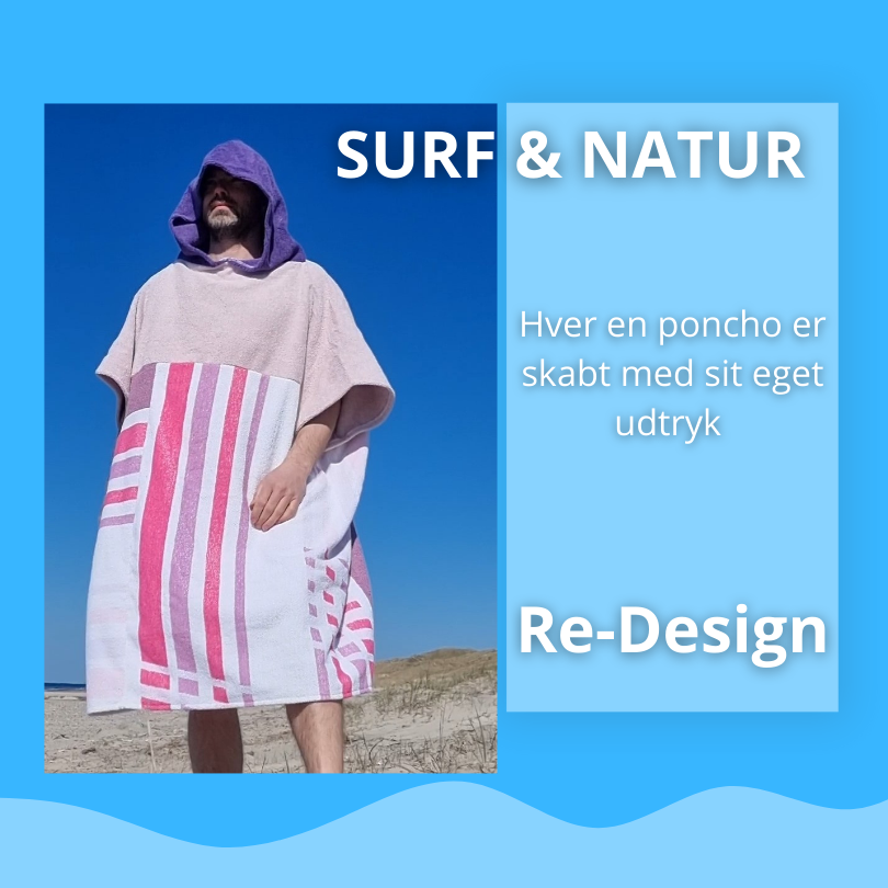 STRAND PONCHO (Purple 80`s)